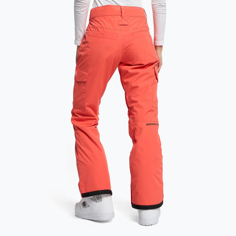 Női snowboard nadrág DC Nonchalant hot coral 4
