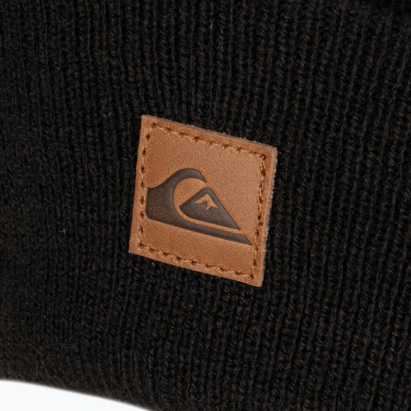 Férfi Quiksilver Brigade Beanie snowboard sapka true fekete 4
