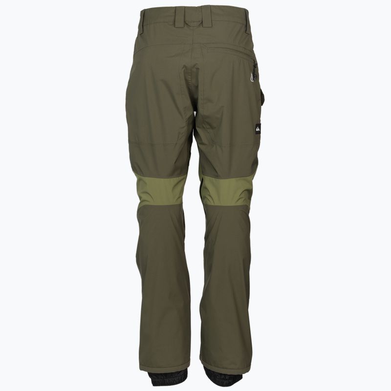 Férfi Quiksilver Tr Stretch zöld Snowboard nadrág EQYTP03165 2