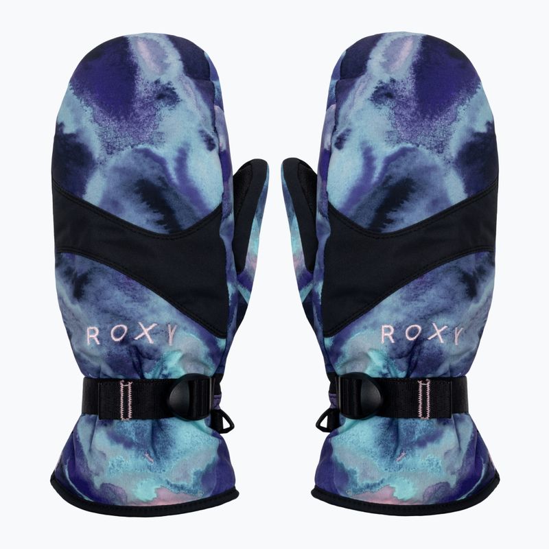 Női snowboard kesztyű ROXY Jetty 2021 niebieski/fioletowo/różowo/czarny 2