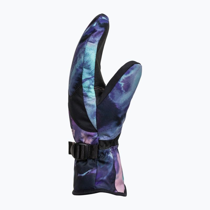 Női snowboard kesztyű ROXY Jetty 2021 niebieski/fioletowo/różowo/czarny 6