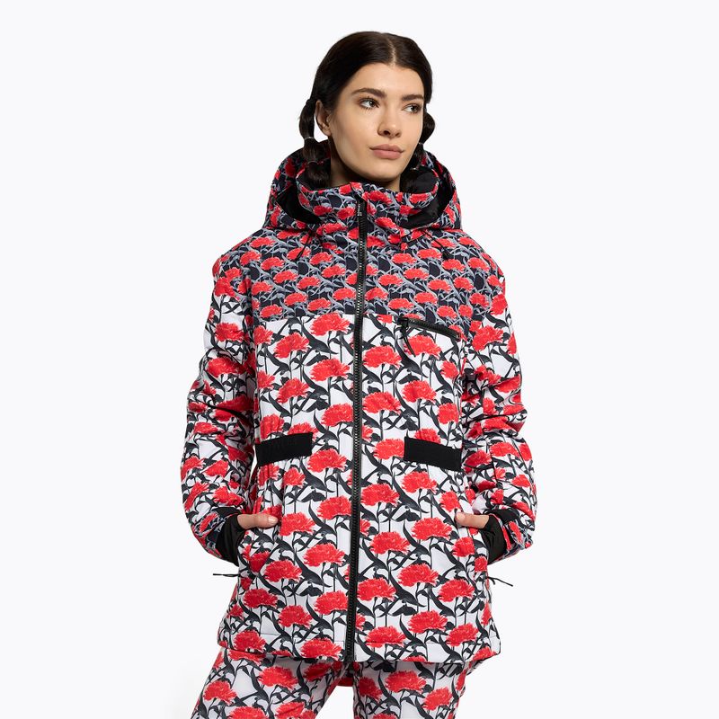 Női snowboard kabát ROXY Rowley X Ski Parka 2021 bright white/white red