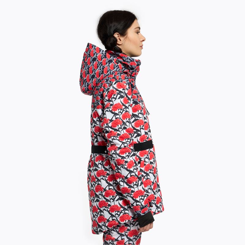 Női snowboard kabát ROXY Rowley X Ski Parka 2021 bright white/white red 3