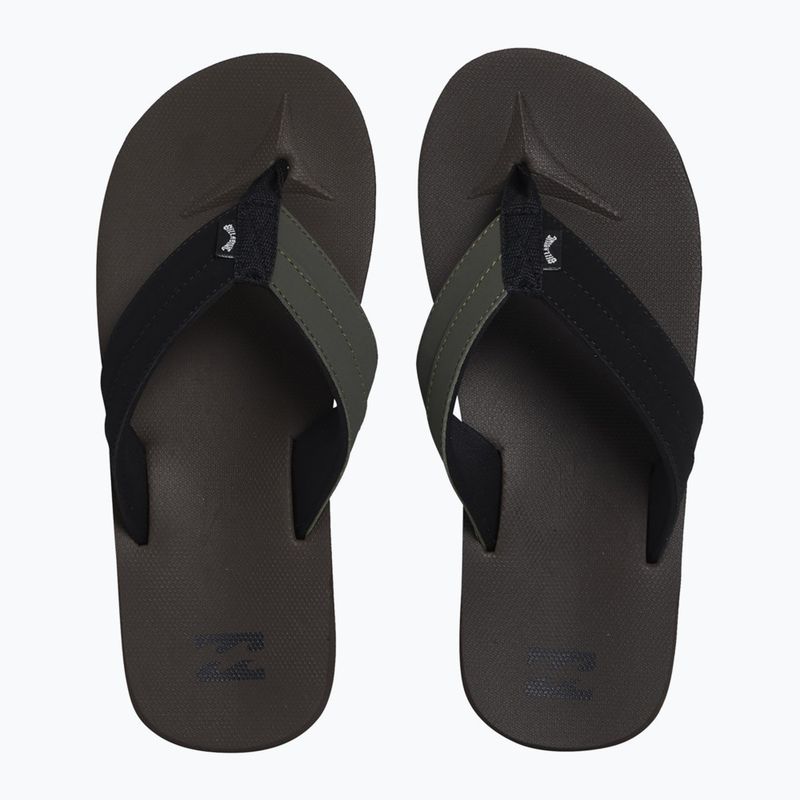 Férfi Billabong All Day Impact flip flop csokoládé MFOT1BAD-CHO 11