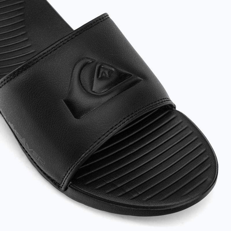 Férfi flip-flopok Quiksilver Bright Coast Slide solid black 7