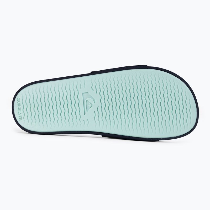 Férfi flip-flopok Quiksilver Rivi Wordmark Slide blue/blue/blue 4