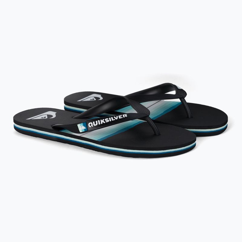 Férfi flip flopok Quiksilver Molokai Resin Tint black 5