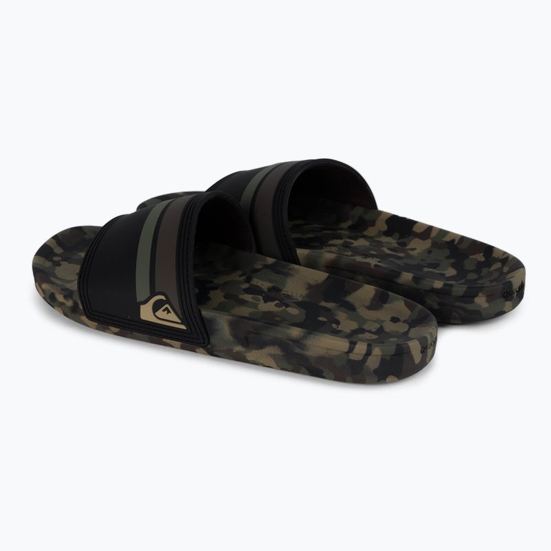 Férfi flip-flopok Quiksilver Rivi Slide green 3