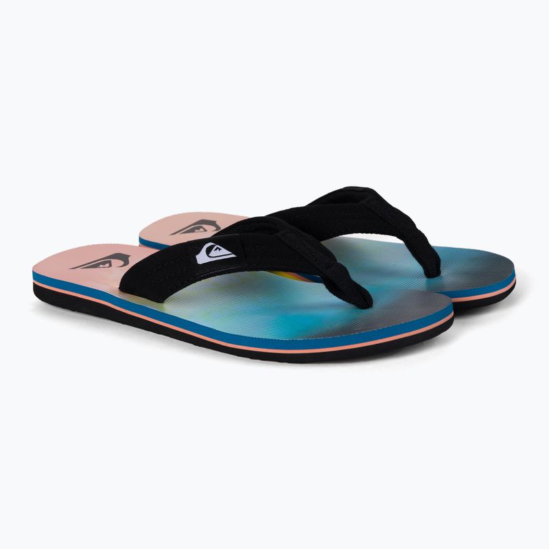 Férfi flip flopok Quiksilver Molokai Layback blue/blue/orange 5