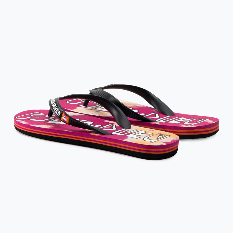 Férfi flip flopok Quiksilver Molokai Acid Drop black/orange/orange 3