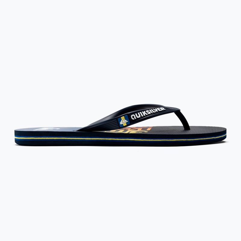 Quiksilver férfi Molokai Art SNDL flip flop kék AQYL101264-BYJ1 2