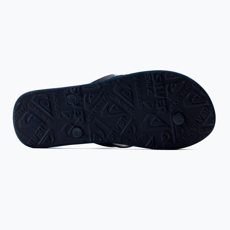 Quiksilver férfi Molokai Art SNDL flip flop kék AQYL101264-BYJ1 4