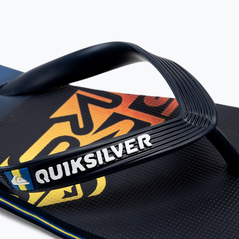 Quiksilver férfi Molokai Art SNDL flip flop kék AQYL101264-BYJ1 7