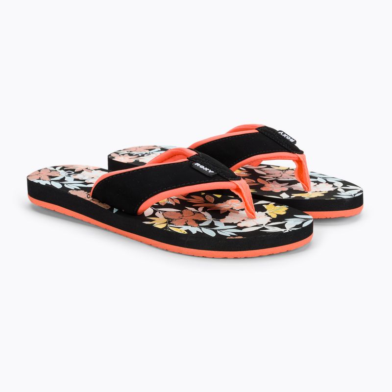 Női flip flopok ROXY Coastin Print 2021 black print 5