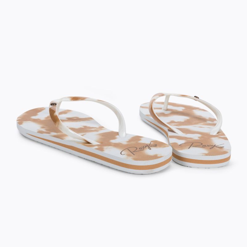 Női flip flopok ROXY Portofino III 2021 beige/white 3