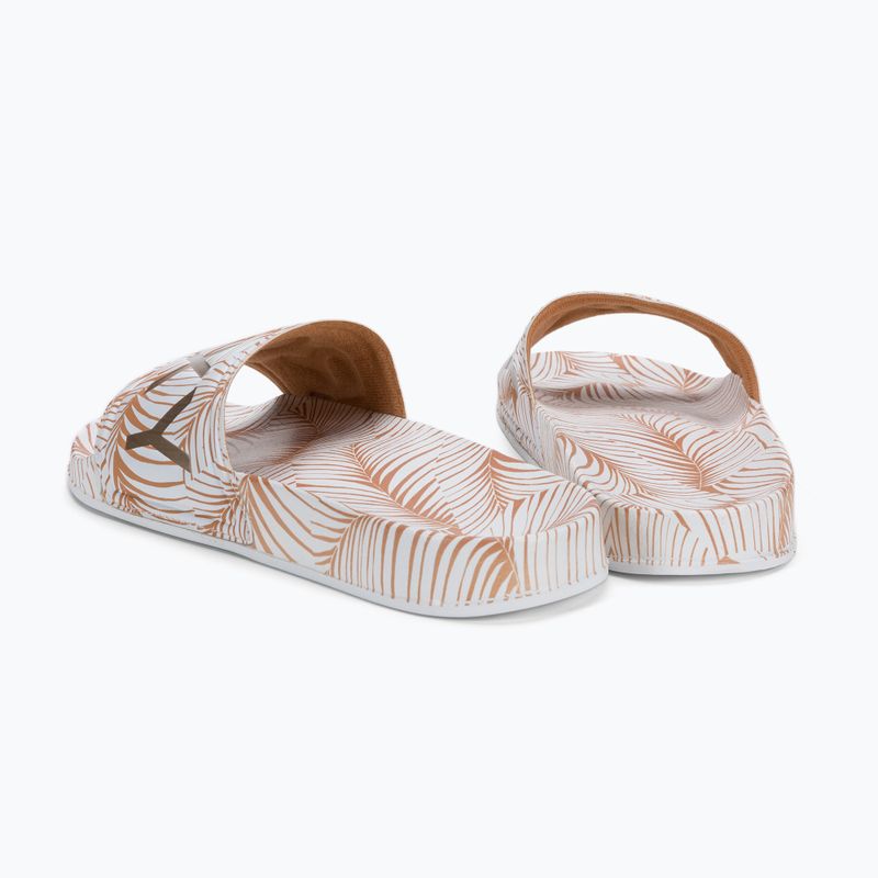 Női flip-flopok ROXY Slippy Printed 2021 white/tan 3