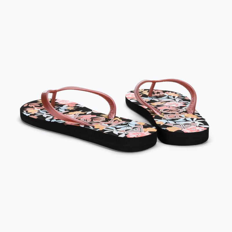 Női flip flopok ROXY Tahiti VII 2021 black/pink 3