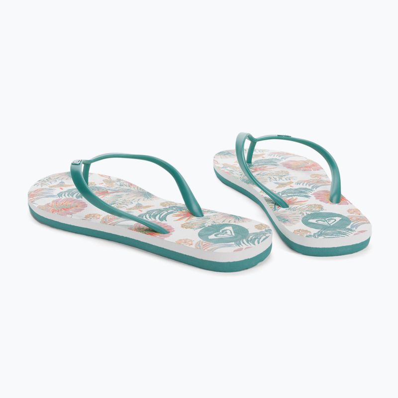 Női flip flopok ROXY To The Sea X 2021 white/aqua 3