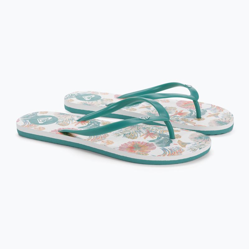 Női flip flopok ROXY To The Sea X 2021 white/aqua 5