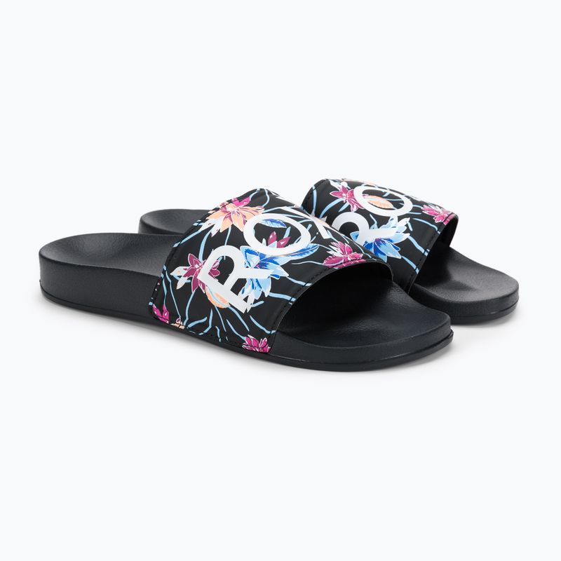 Női flip-flopok ROXY Slippy II 2021 black/azela pink 5