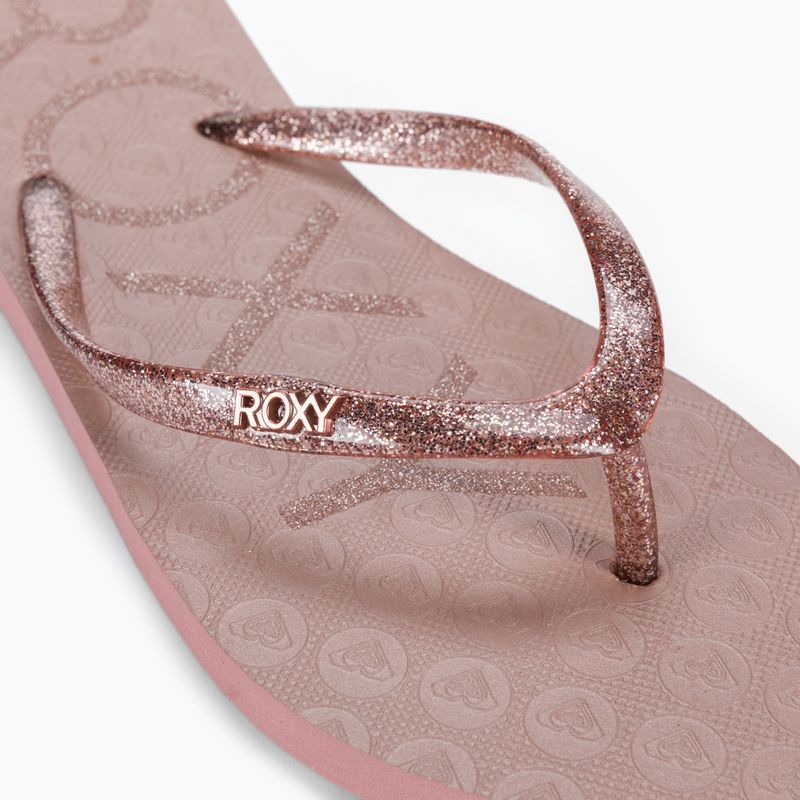 Női flip flopok ROXY Viva Sparkle 2021 rose gold 7