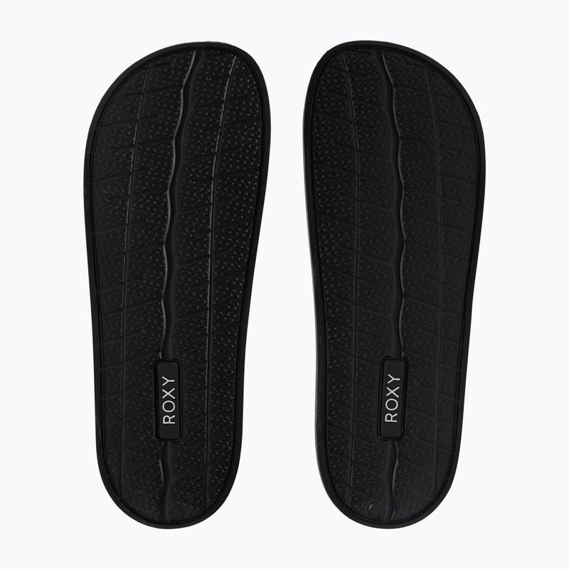 Női papucs ROXY Slippy II black geo 4