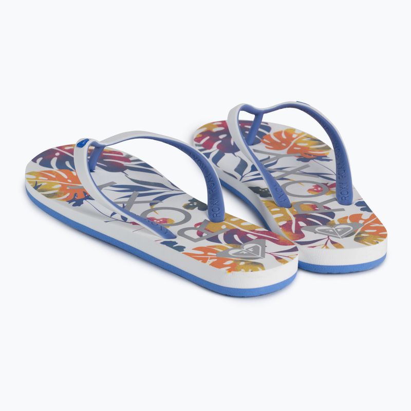 Női flip flopok ROXY Tahiti VII 2021 white/blue/white 3