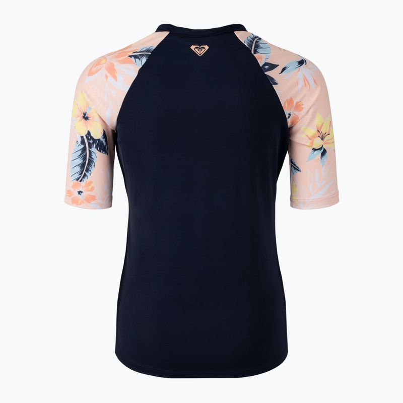 Gyermek úszó póló ROXY Printed 2021 tropical peach/tropical bree 2