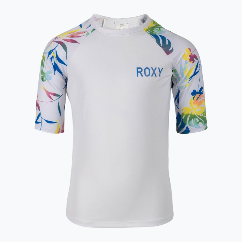 Gyermek úszó póló ROXY Printed 2021 bright white/surf trippin