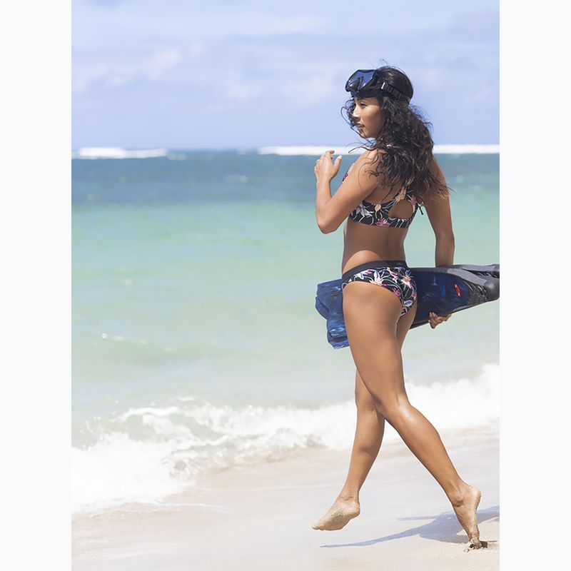 Fürdőruha alsó ROXY Active 2021 anthracite/floral flow 6