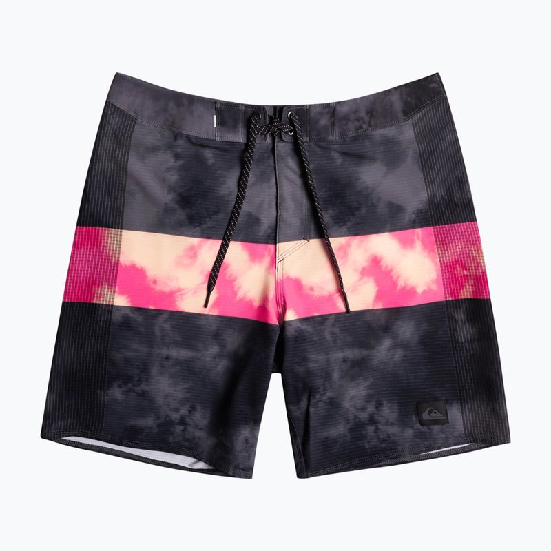 Quiksilver férfi úszónadrág Highlite Arch 19  szürke-rózsaszín EQYBS04648-MJY6 5