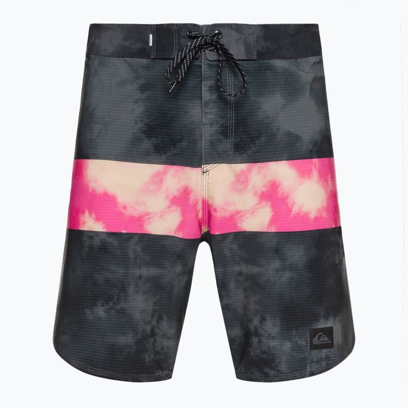 Quiksilver férfi úszónadrág Highlite Arch 19  szürke-rózsaszín EQYBS04648-MJY6