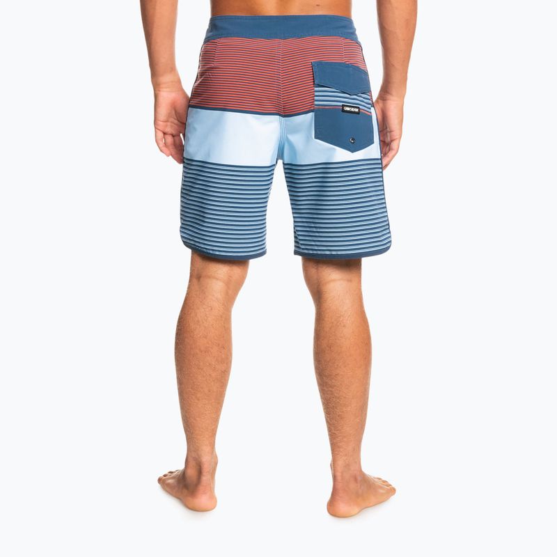 Quiksilver férfi úszónadrág Surfsilk Tijuana 18  kék-narancs EQYBS04651-BSN6 6