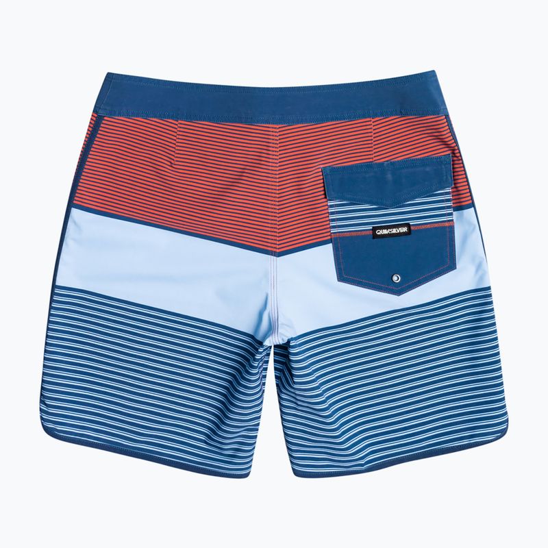 Quiksilver férfi úszónadrág Surfsilk Tijuana 18  kék-narancs EQYBS04651-BSN6 2