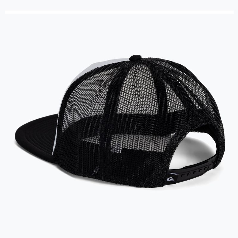 Férfi baseball sapka Quiksilver Foamslayer white/black 3