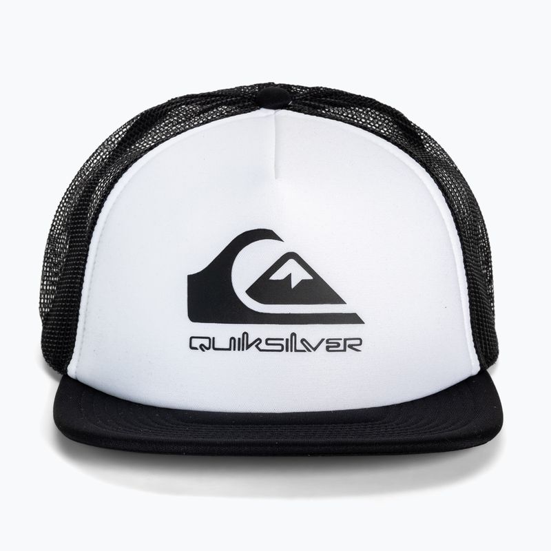 Férfi baseball sapka Quiksilver Foamslayer white/black 4