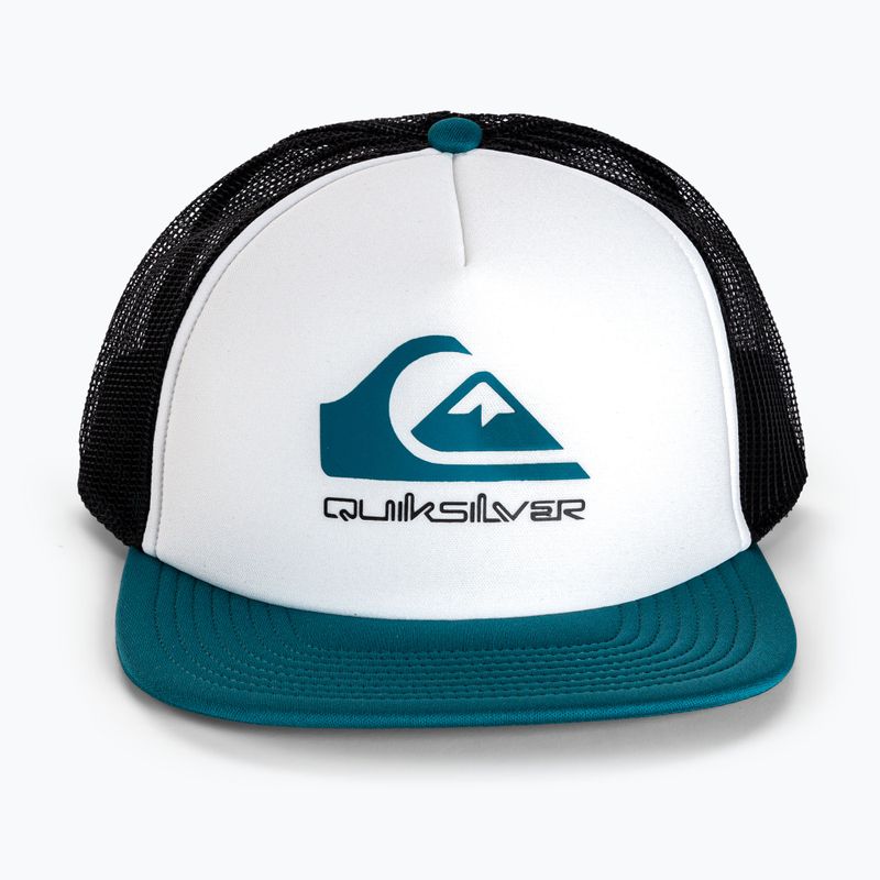 Férfi baseball sapka Quiksilver Foamslayer white/blue 3
