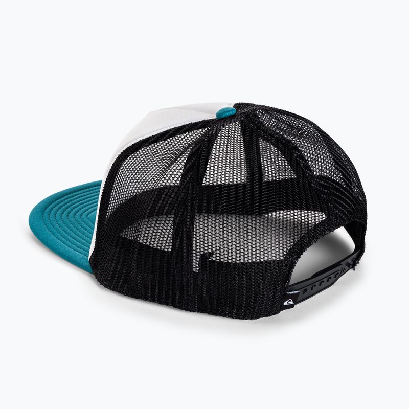 Férfi baseball sapka Quiksilver Foamslayer white/blue 4