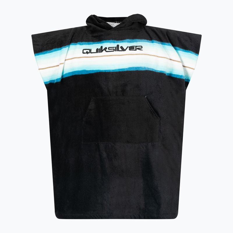 Gyermek ponchók Quiksilver Hoody Towel black/blue