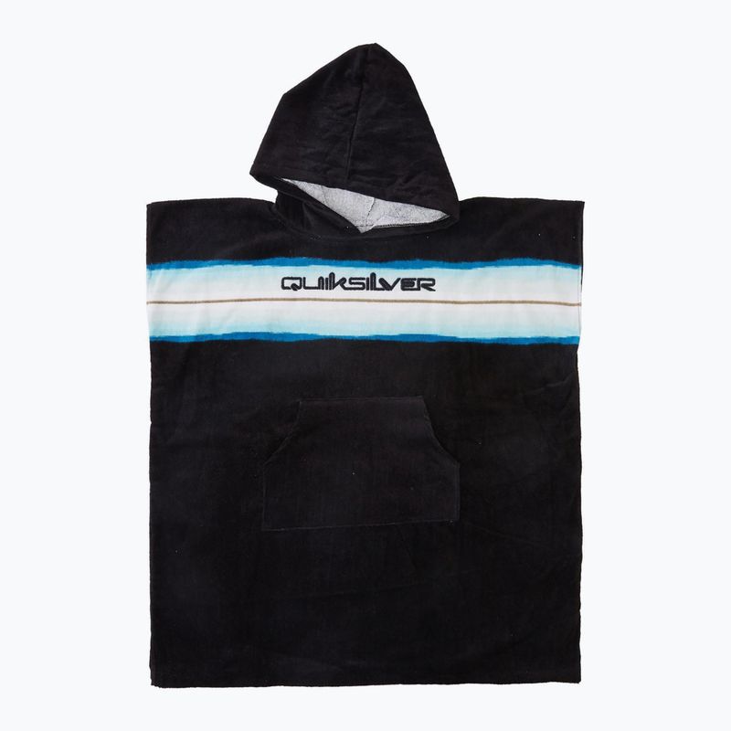 Gyermek ponchók Quiksilver Hoody Towel black/blue 4