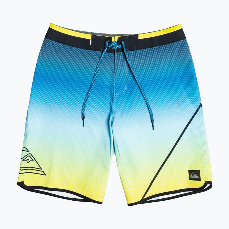 Quiksilver Surfsilk 16  gyermek úszónadrág kék és sárga EQBBS03616-GDJ6