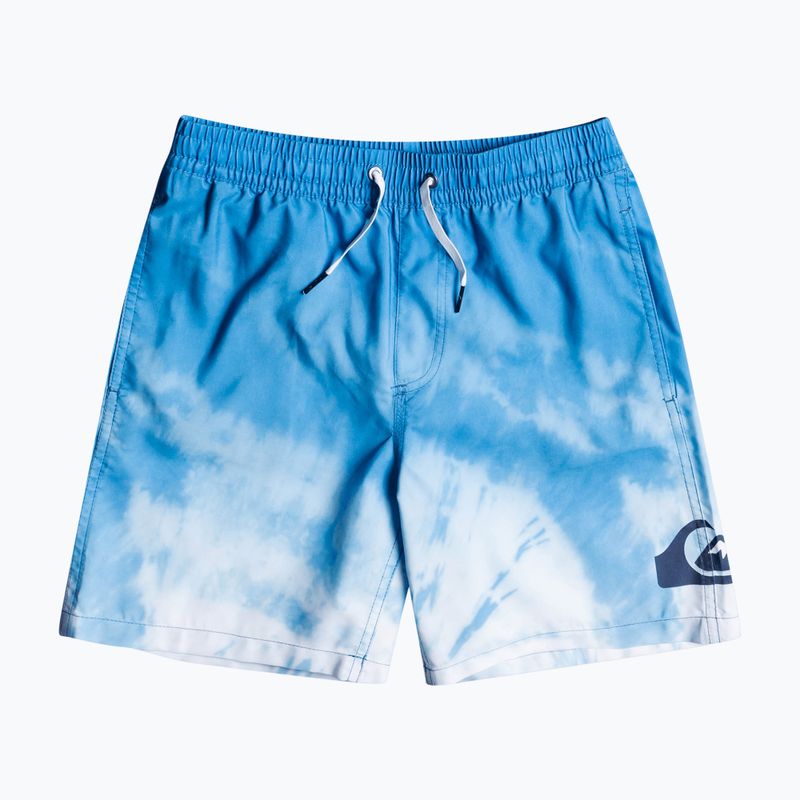 Quiksilver Gyermek úszónadrág Everyday Faded Logo 15  kék EQBJV03388-BFA6