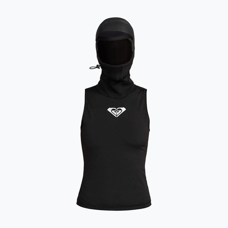 Női neoprén mellény ROXY 2.0 mm Swell Series Hooded Wetsuit Vest true black