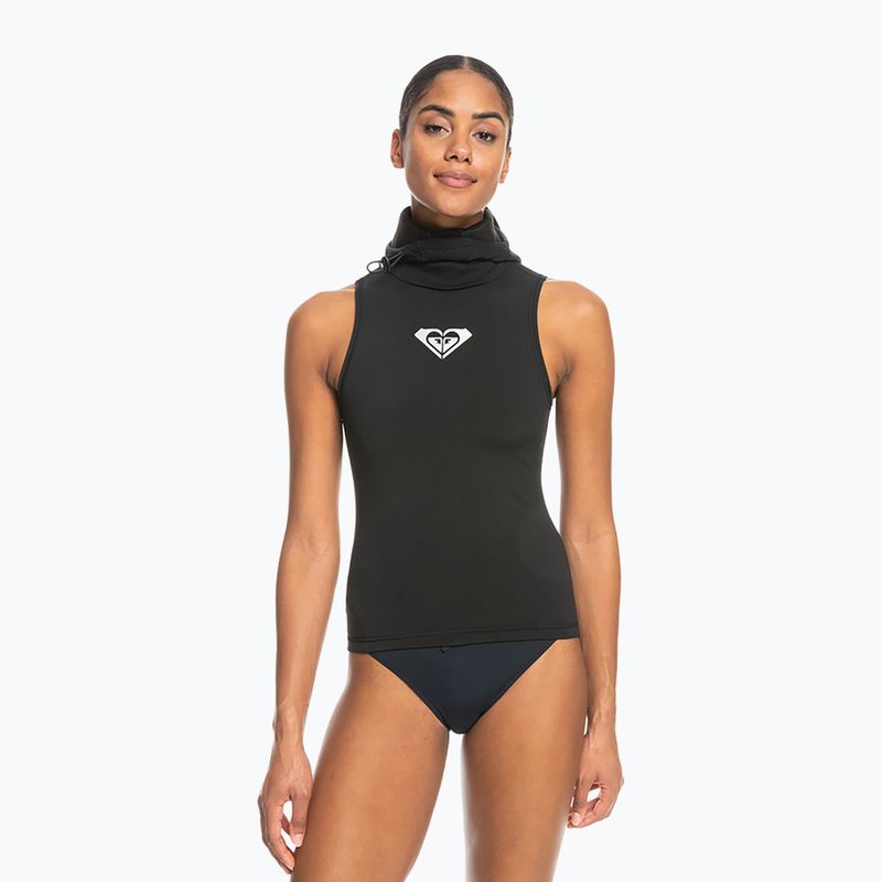 Női neoprén mellény ROXY 2.0 mm Swell Series Hooded Wetsuit Vest true black 3