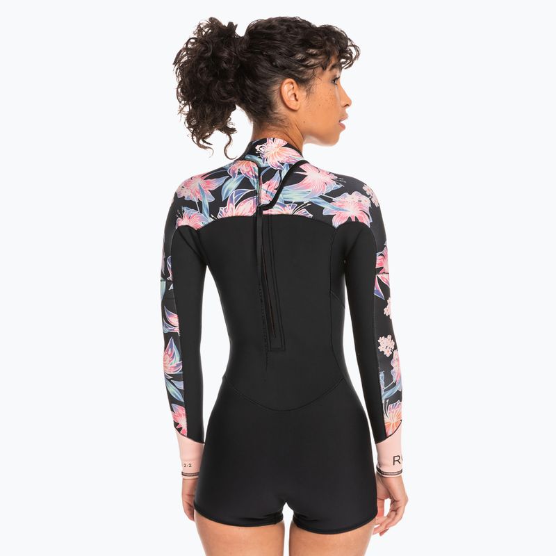 Női neoprén ruha ROXY 2.0 Swell Series BZ Qlock anthracite paradise found s 3