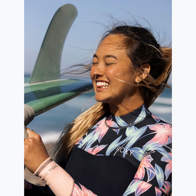 Női neoprén ruha ROXY 2.0 Swell Series BZ Qlock anthracite paradise found s 11