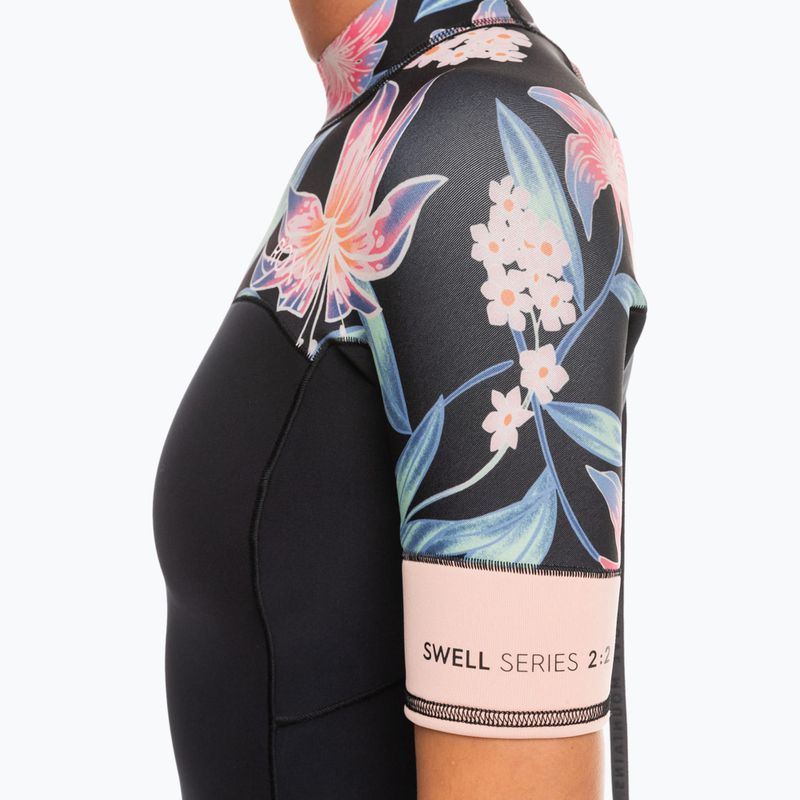 Női búvárruha ROXY 2.0 Swell Series SS BZ QLCK 2021 anthracite paradise found s 4