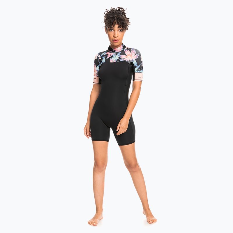 Női búvárruha ROXY 2.0 Swell Series SS BZ QLCK 2021 anthracite paradise found s 2