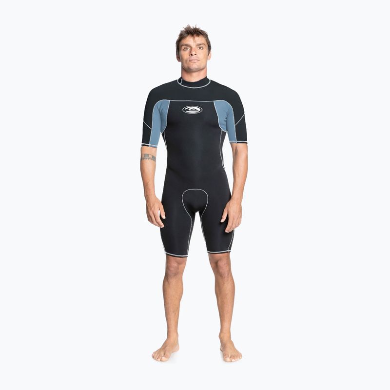 Quiksilver férfi 2/2-es Capsule Saturn SS SP fekete/provinciális kék búvárruha 7