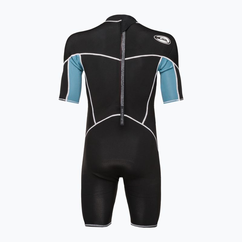 Quiksilver férfi 2/2-es Capsule Saturn SS SP fekete/provinciális kék búvárruha 3